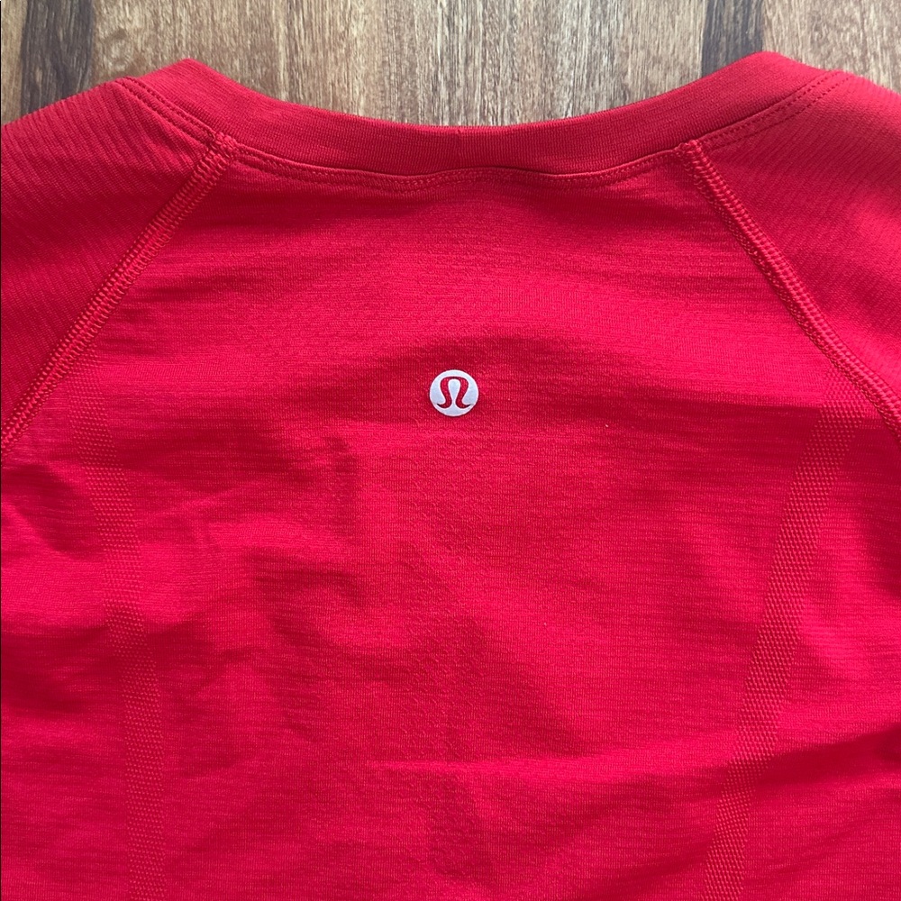 Lululemon Swiftly Tech Long Sleeve Shirt Dark Red Size 6 - Picture 5 of 8